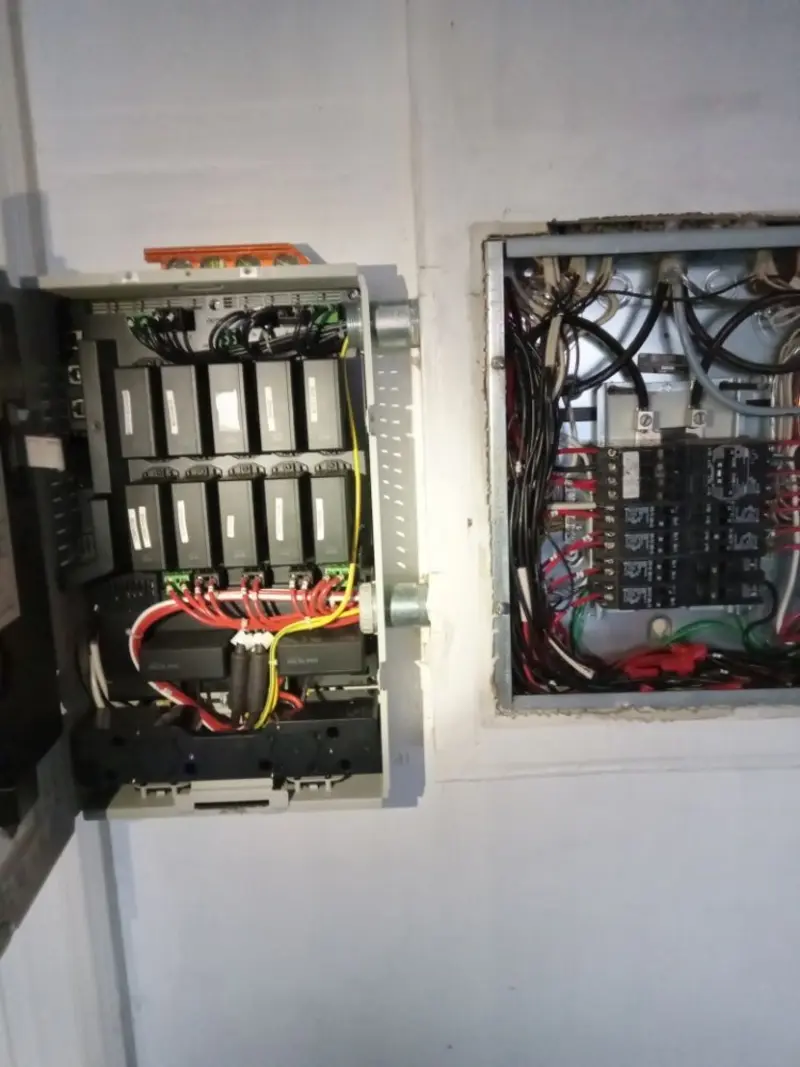 Electrical panel upgrade completed for Security Camera Wiring in St. Paul